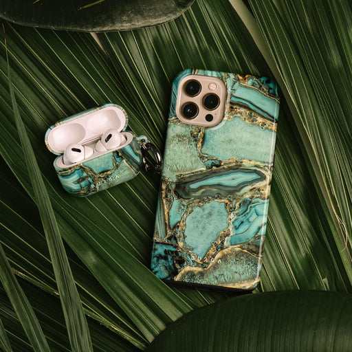 Ubud Jungle - Turquoise iPhone 15 Plus Case 27