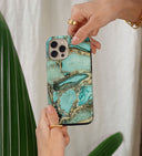 Ubud Jungle - Turquoise iPhone 15 Plus Case 23