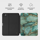 Ubud Jungle - Turquoise iPad Pro 11 (7th Gen) Case 3