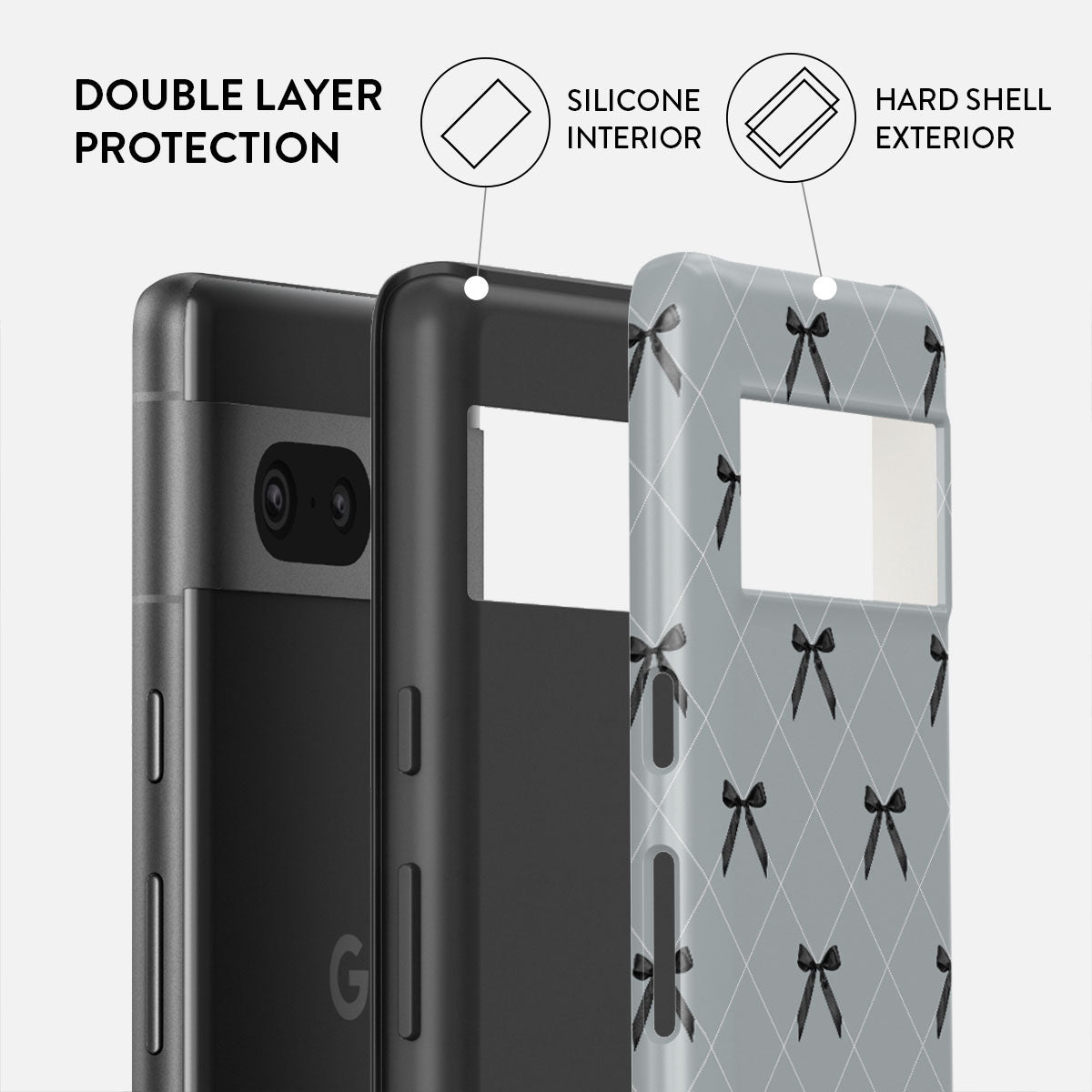 Pixel 7a Case : Google Pixel 7a Case with Screen Protector, Shockproof
