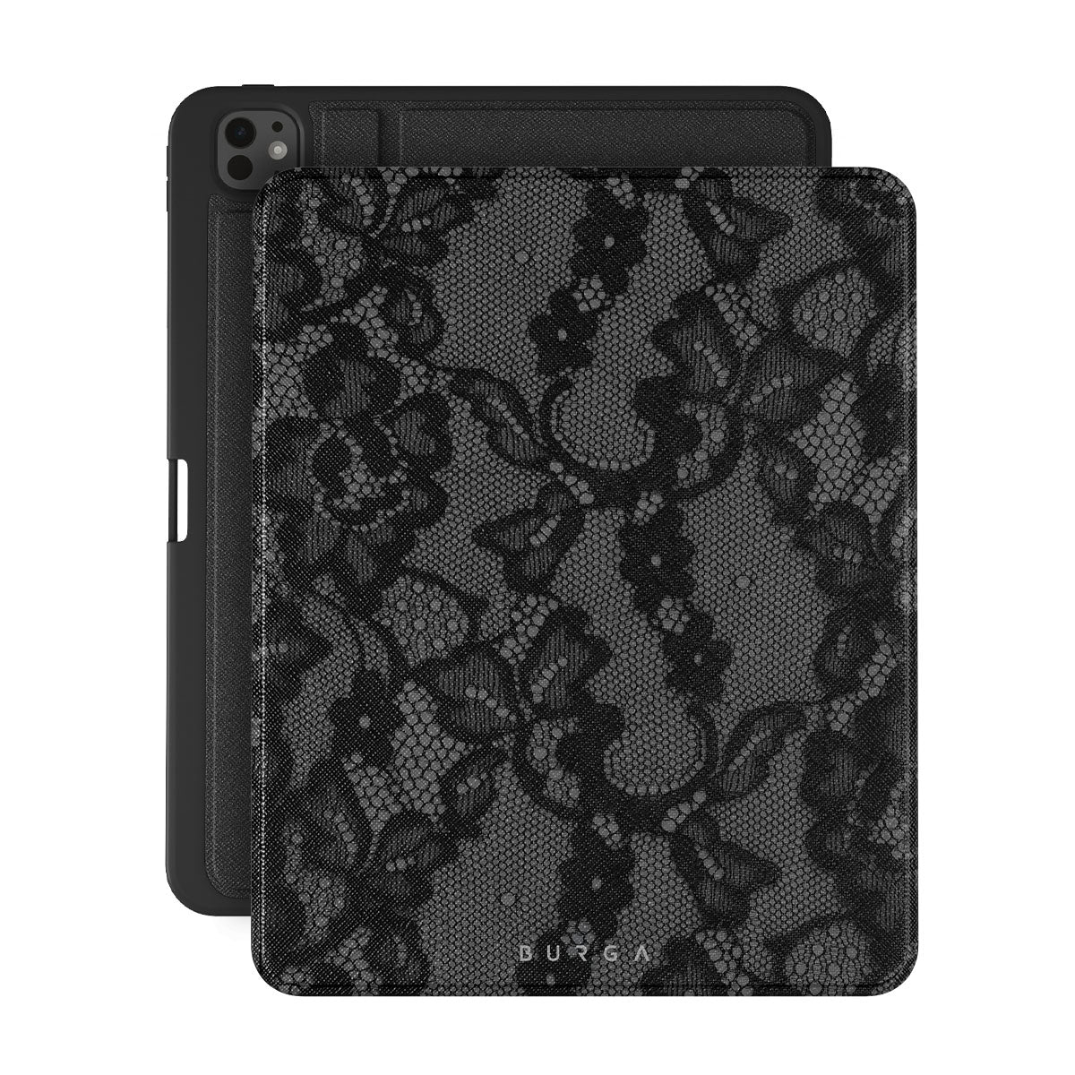 BURGA クロコダイル風 iPadケース ブラック BURGA クロコダイル風 iPadケース ブラック BURGA クロコダイル