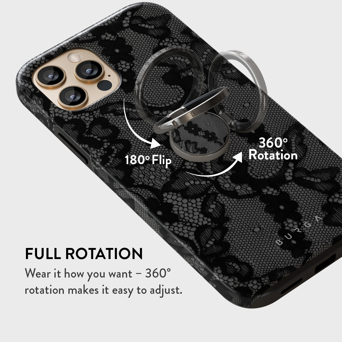 Magnetic - Phone Ring Holder Finger Grip Stand | BURGA