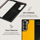 Canary Yellow - Snake Skin Samsung Galaxy Z Fold 6 Case 6