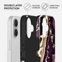 Purple Skies - Marble iPhone 16 Case 2