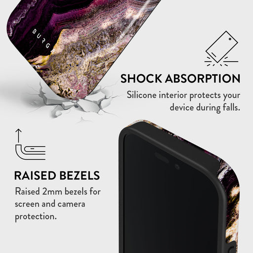 Purple Skies - Marble iPhone 16 Case 4