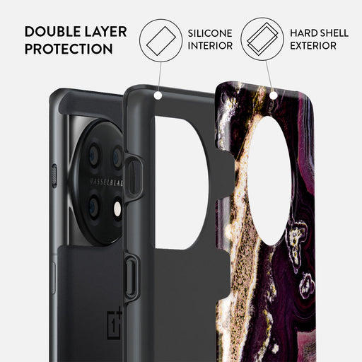 Purple Skies - Marble OnePlus 11 Case 2