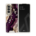 Purple Skies - Marble Samsung Galaxy Z Fold 4 Case 39