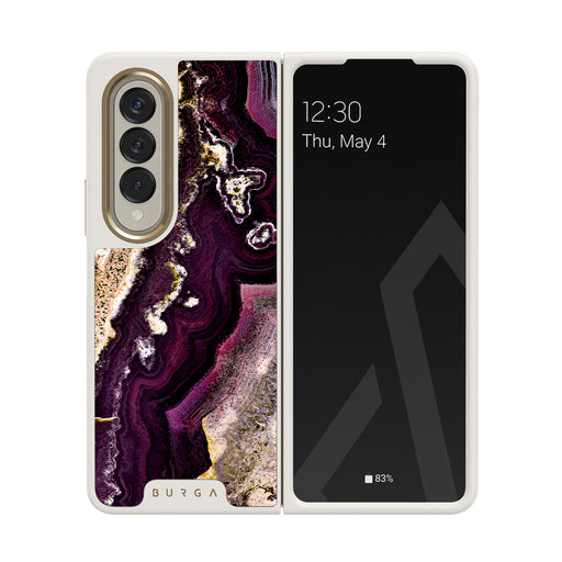 Purple Skies - Marble Samsung Galaxy Z Fold 4 Case 39
