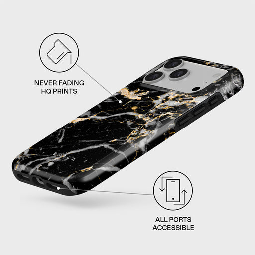 Make A Wish - Gold Marble iPhone 17 Pro Max Case