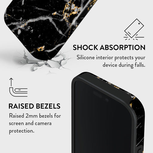 Make A Wish - Gold Marble iPhone 16 Pro Max Case