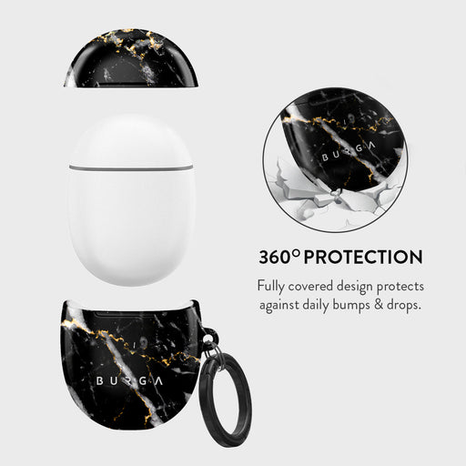 Make A Wish - Gold Marble Google Pixel Buds Pro 2 Case 2