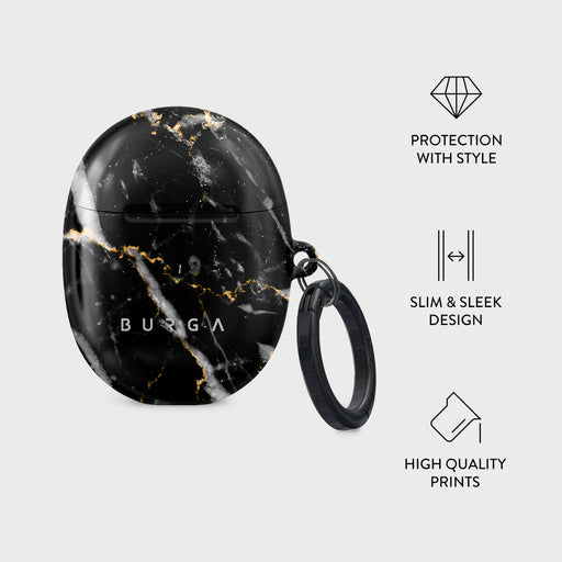 Make A Wish - Gold Marble Google Pixel Buds Pro 2 Case 4