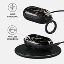 Make A Wish - Gold Marble Samsung Galaxy Buds Plus Case 3