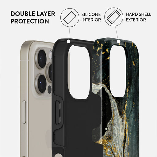 Northern Lights - Marble iPhone 16 Pro Case