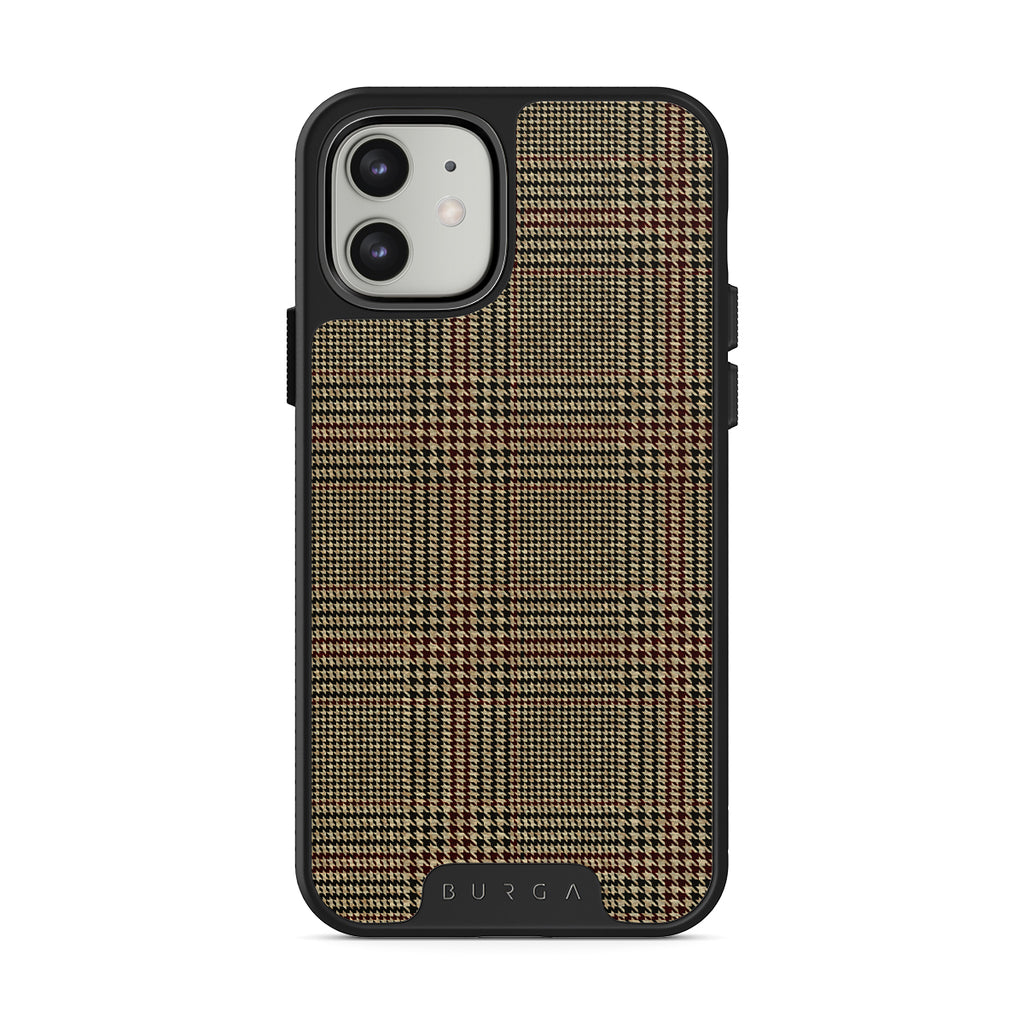 BLACK GREY Checkered Protective Phone Case iPhone -  Sweden
