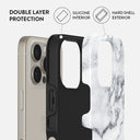 White Winter - Classy Marble iPhone 16 Pro Case 2
