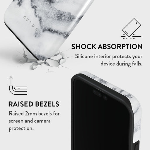 White Winter - Classy Marble iPhone 15 Pro Max Case