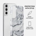White Winter - Classy Marble Samsung Galaxy S22 Plus Case 2