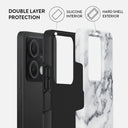 White Winter - Classy Marble Xiaomi Redmi Note 13 5G Case 2