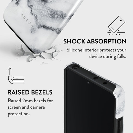 White Winter - Classy Marble Xiaomi Redmi Note 13 5G Case 4