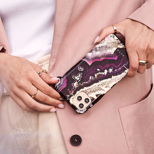 Purple Skies - Marble Samsung Galaxy Z Fold 4 Case 25