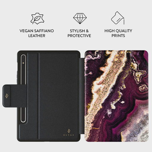 Purple Skies - Marble Samsung Galaxy Tab S10+ Case 2