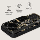 Make A Wish - Gold Marble Magnetic Power Bank 2