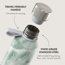 Pistachio Cheesecake - Green Water Bottle 4