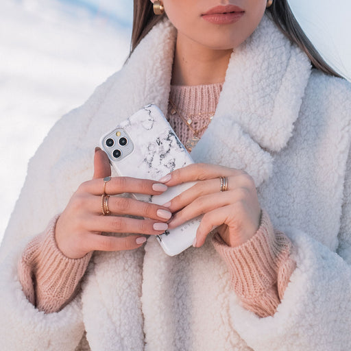 White Winter - Classy Marble Samsung Galaxy S22 Plus Case 25