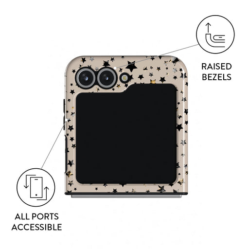 Sparkling Tiara - Stars Samsung Galaxy Z Flip 6 Case 3