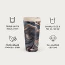 Enchanted Mirror - Marble Travel Mug 7