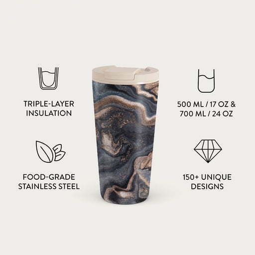 Enchanted Mirror - Marble Travel Mug 7