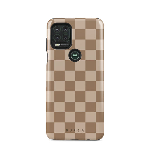 Gray Louis Vuitton Logo Motorola Moto G Stylus (2021) Clear Case