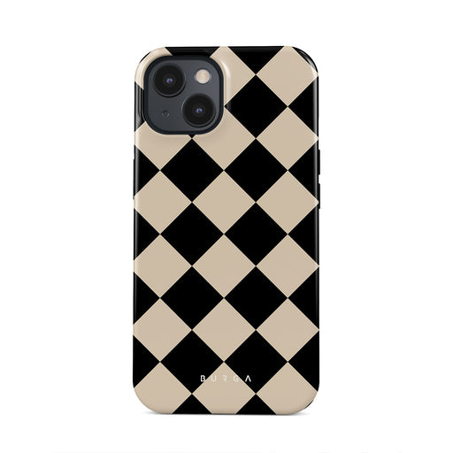 Preppy Aesthetic Argyle iPhone Case