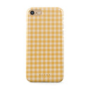 Tuscan Sun - Yellow Plaid iPhone SE (2020) Case