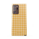 Tuscan Sun - Yellow Plaid Samsung Galaxy Note 20 Ultra 4G / 5G Case 5
