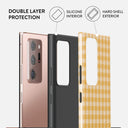 Tuscan Sun - Yellow Plaid Samsung Galaxy Note 20 Ultra 4G / 5G Case 6