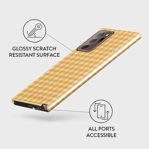 Tuscan Sun - Yellow Plaid Samsung Galaxy Note 20 Ultra 4G / 5G Case 7