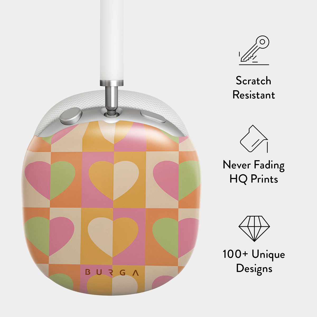 Summer Love - Heart Apple AirPods Max Case Cover | BURGA
