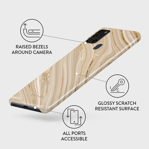 Full Glam - Beige Samsung Galaxy A21s 4G Case 3