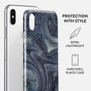 Navy Trench - Blue iPhone XS Max Case 2