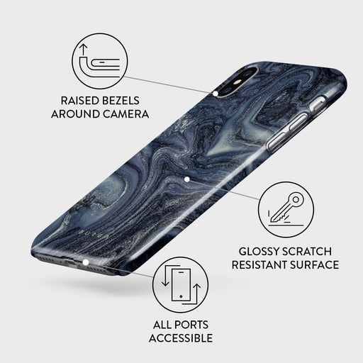 Navy Trench - Blue iPhone XS Max Case 3