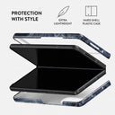 Navy Trench - Blue Samsung Galaxy Z Fold 3 Case 2