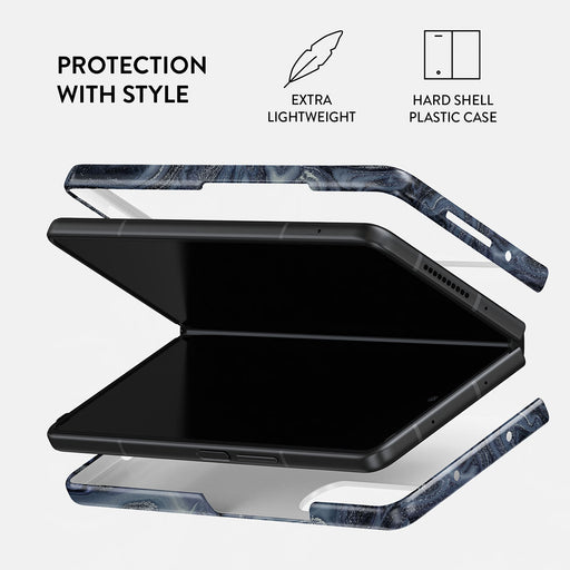 Navy Trench - Blue Samsung Galaxy Z Fold 3 Case 2
