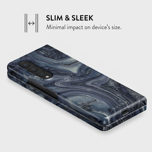 Navy Trench - Blue Samsung Galaxy Z Fold 3 Case 4