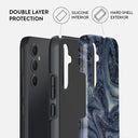 Navy Trench - Blue Samsung Galaxy A34 Case 2