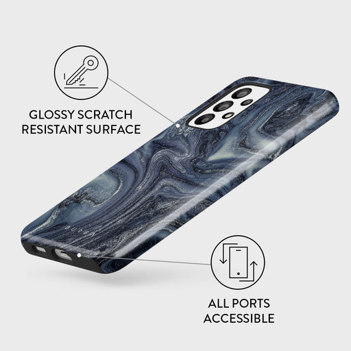 Navy Trench - Blue Samsung Galaxy A73 Case 3