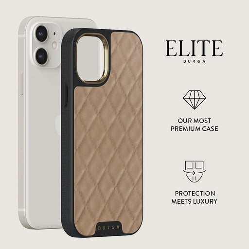 Simply Cream - Quilted iPhone 12 Case