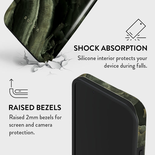 Misty Forest - Green Marble iPhone 13 Case