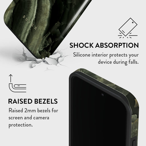 Misty Forest - Green Marble iPhone 13 Pro Max Case